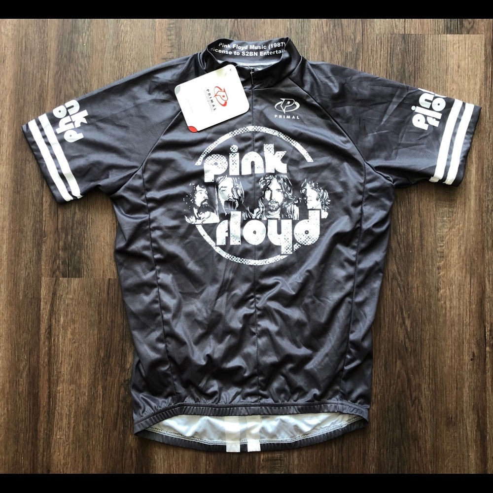 NWT PINK FLOYD CYCLING JERSEY Mens S Primal zip